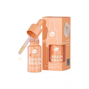 7DAYS MY BEAUTY WEEK, šveičiamasis serumas veidui AHA 5%+BHA 2%, 20 ml 
