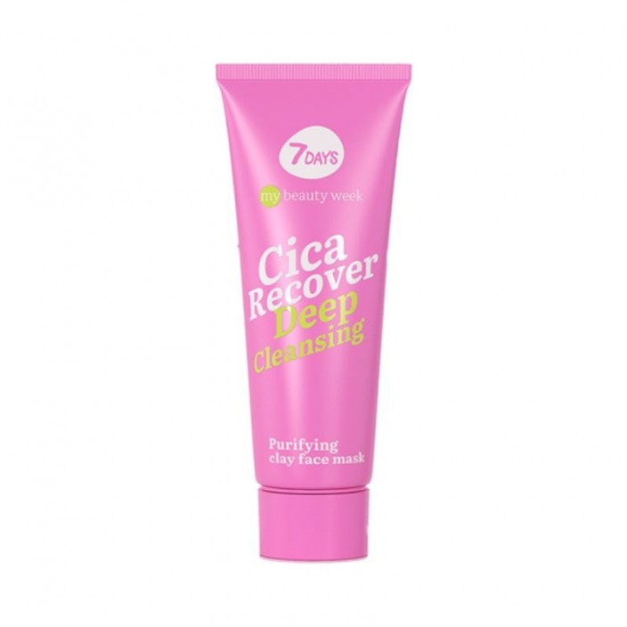 7DAYS MY BEAUTY WEEK Valomoji molio veido kaukė CICA RECOVER, 80 ml