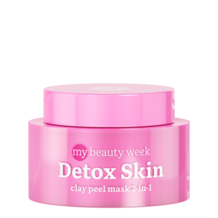 7DAYS MY BEAUTY WEEK šveičiamoji veido kaukė su moliu,  Detox Skin, 50 ml 